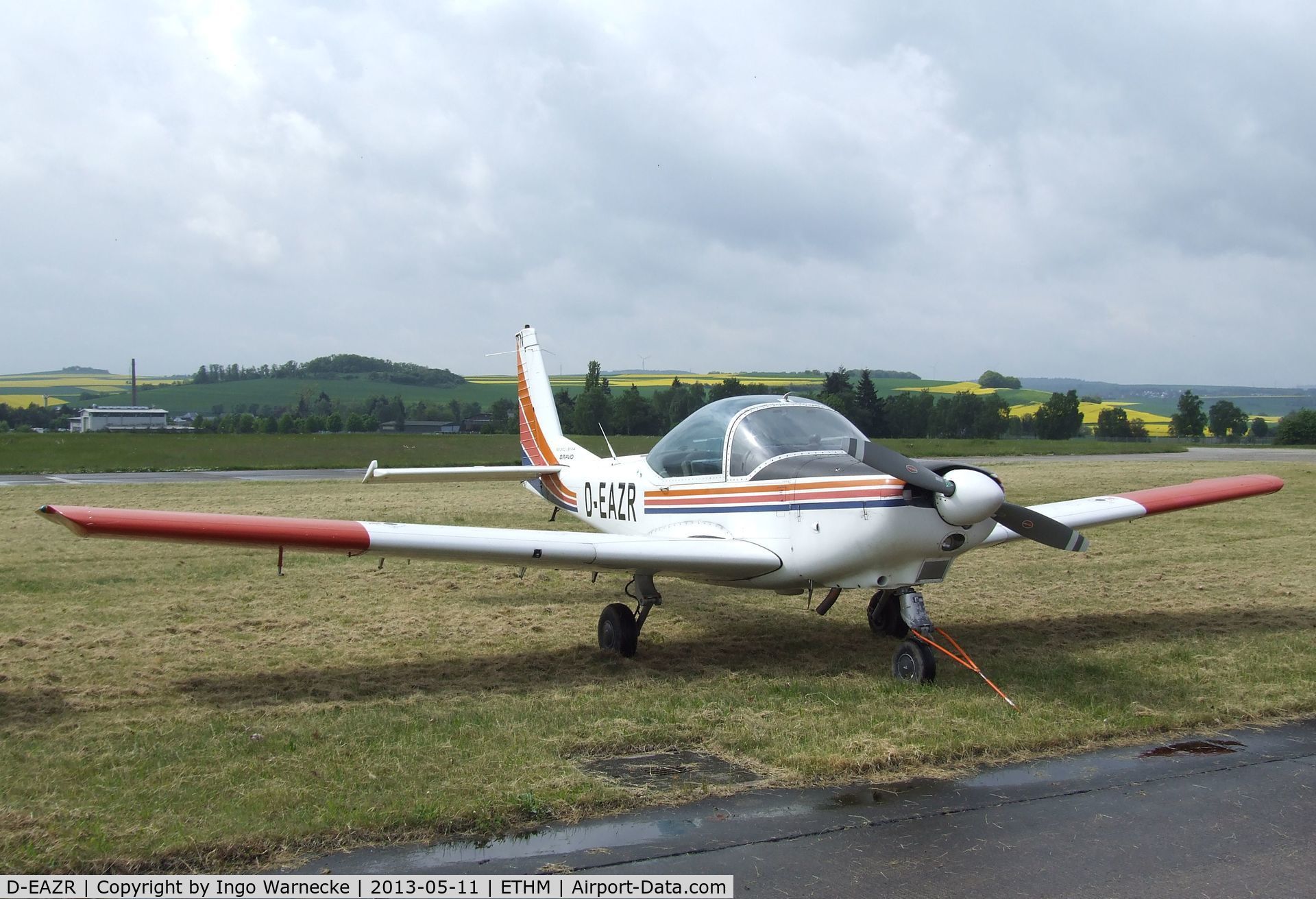 D-EAZR, 1988 FFA AS-202/18A-4 Bravo C/N 233, FFA AS.202/18 A4 Bravo during an open day at the Fliegendes Museum Mendig (Flying Museum) at former German Army Aviation base, now civilian Mendig airfield