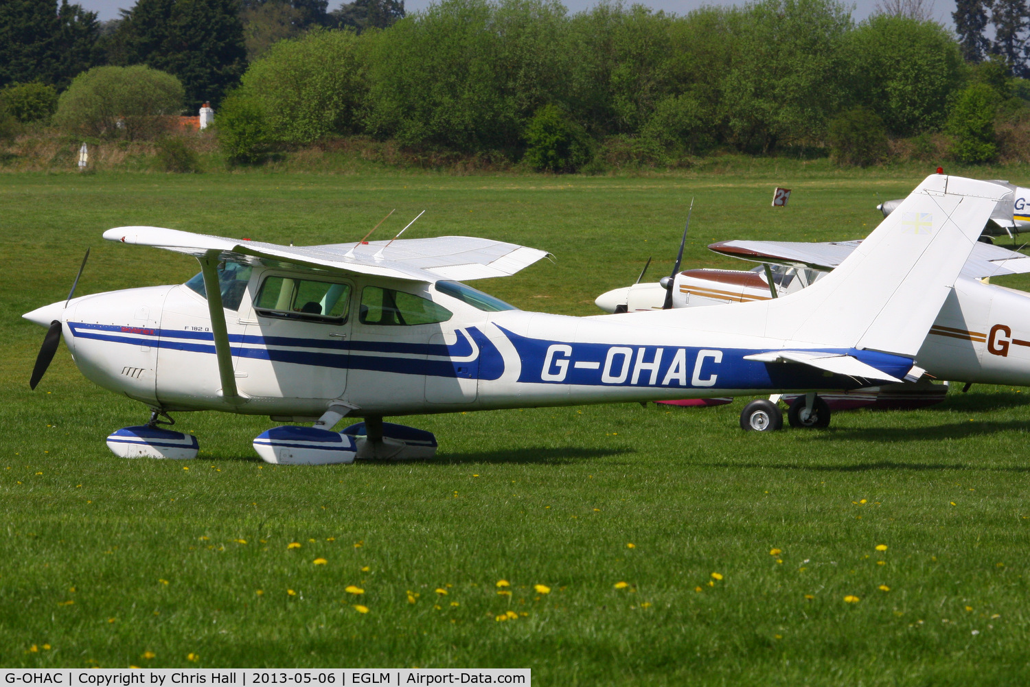 G-OHAC, 1977 Reims F182Q Skylane C/N 0048, visitor from Enstone Airfield