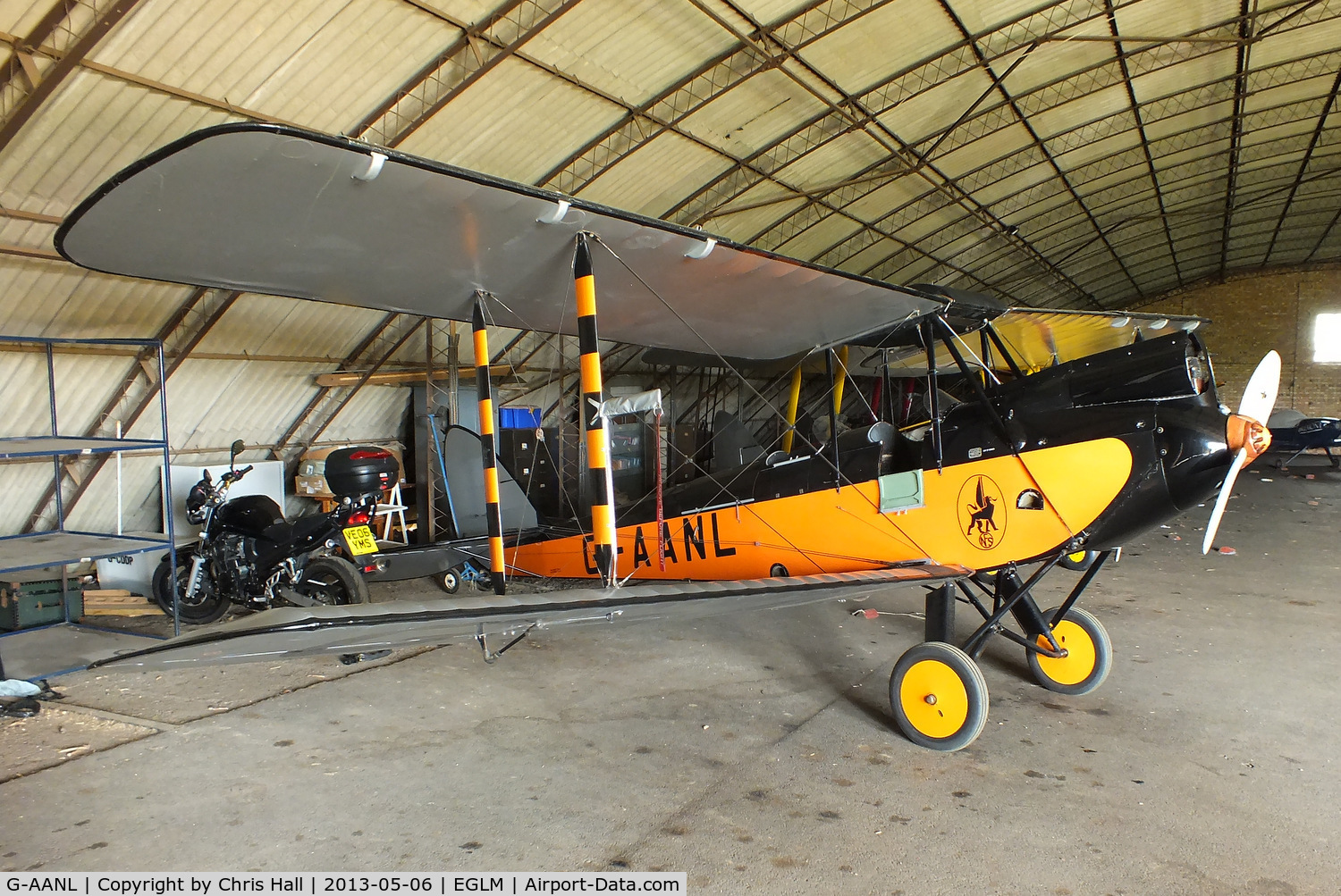 G-AANL, 1929 De Havilland DH.60M Moth C/N 1446, White Waltham resident