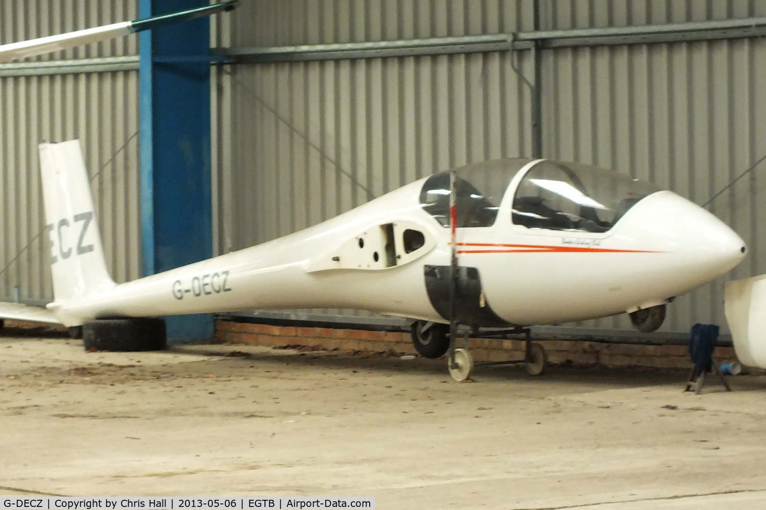 G-DECZ, 1980 Schleicher ASK-21 C/N 21009, Booker Gliding Club