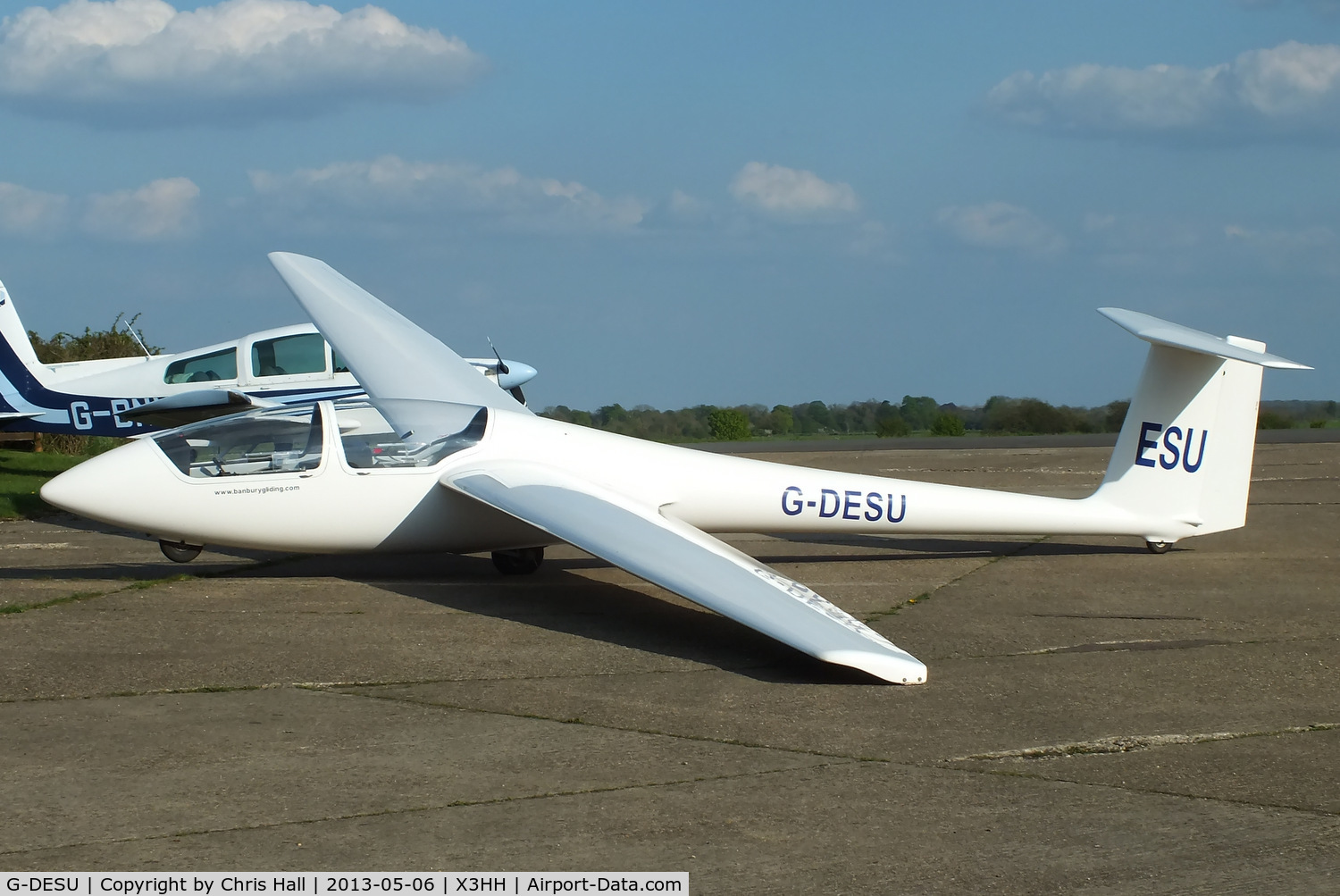 G-DESU, Schleicher ASK-21 C/N 21180, Banbury Gliding Club