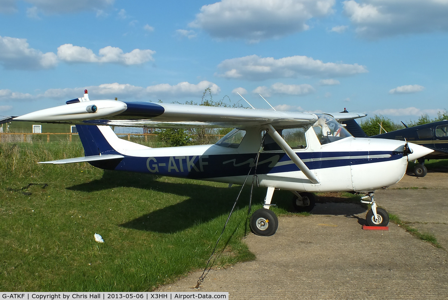 G-ATKF, 1965 Cessna 150F C/N 150-62386, at Hinton in the Hedges Airfield