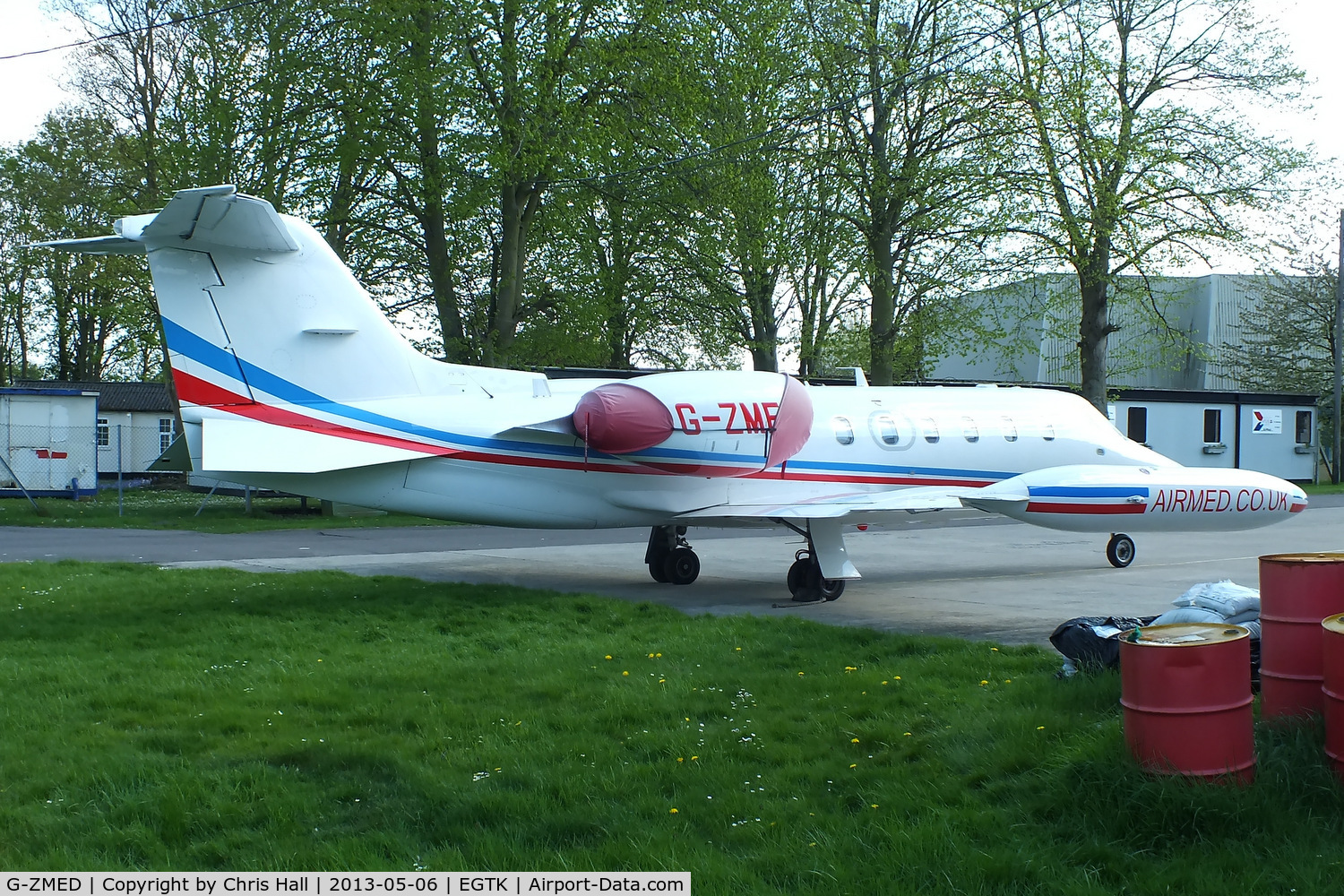 G-ZMED, 1990 Learjet 35A C/N 35A-656, Air Medical Fleet Ltd