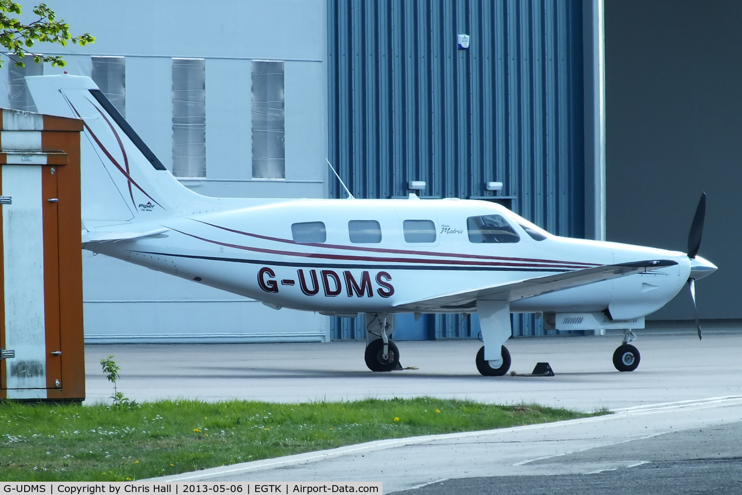 G-UDMS, 2008 Piper PA-46R-350T Malibu Matrix C/N 4692068, at Oxford Airport