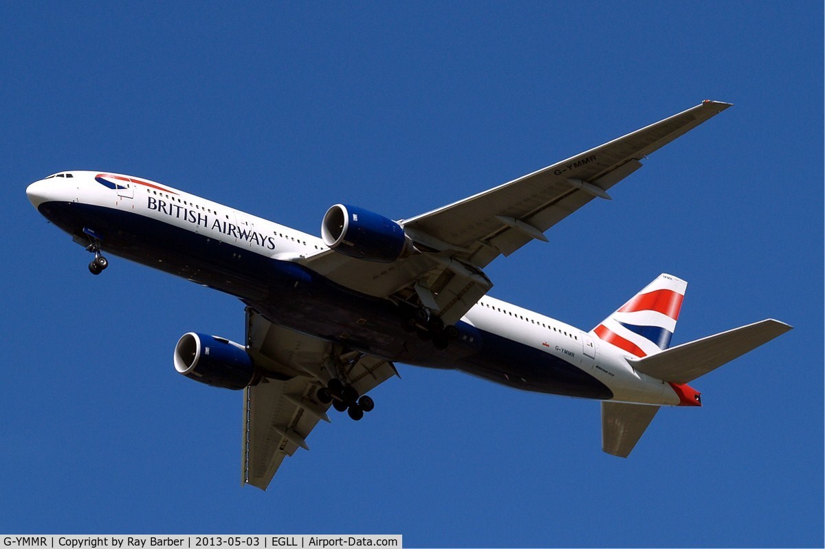 G-YMMR, 2008 Boeing 777-236 C/N 36516, Boeing 777-236ER [36516] (British Airways) Home~G 03/05/2013