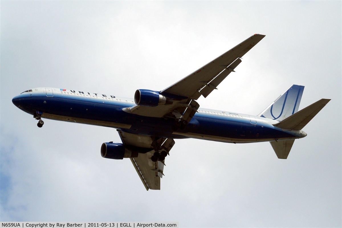 N659UA, 1993 Boeing 767-322 C/N 27114, Boeing 767-322ER [27114] (United Airlines) Home~G 13/05/2011