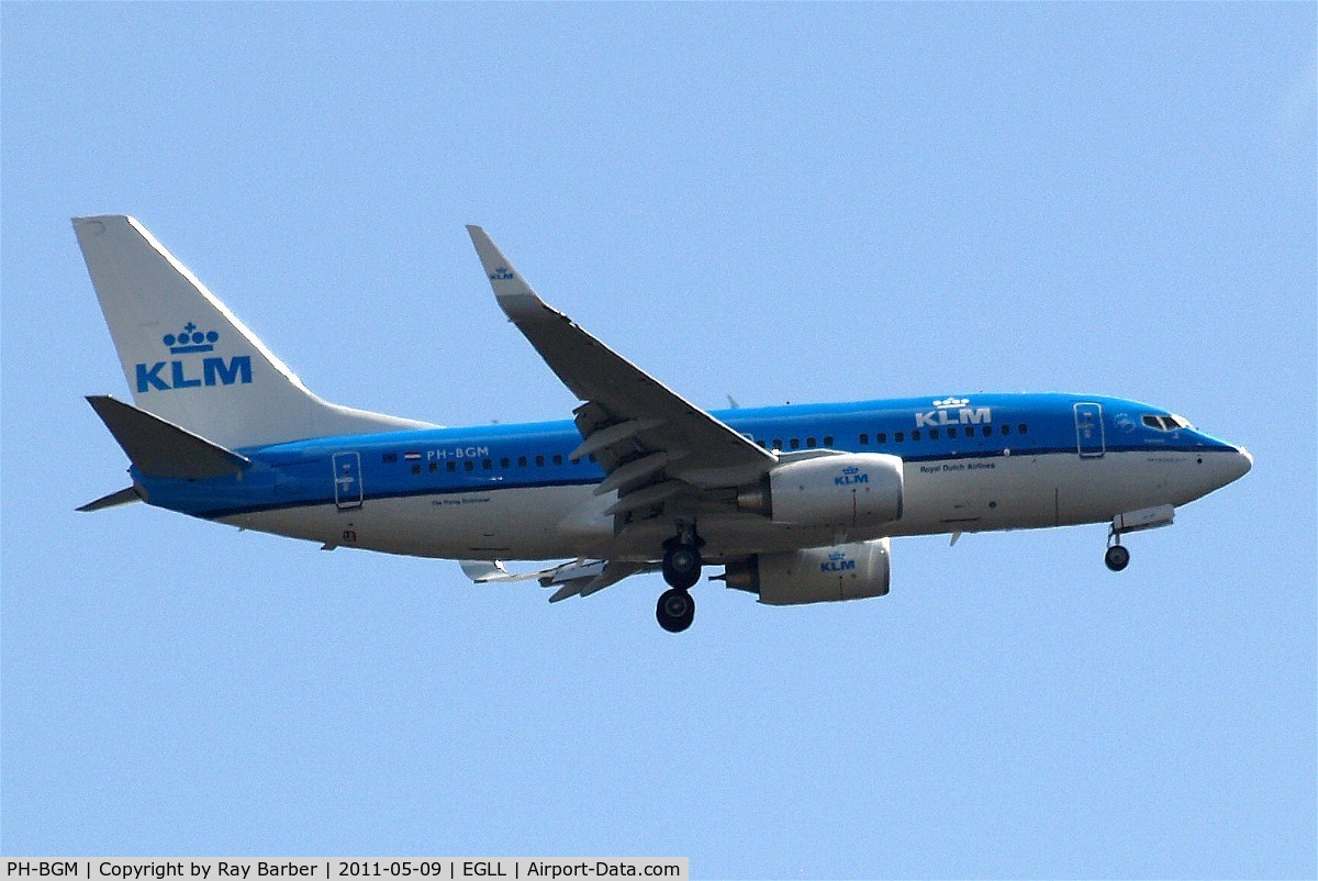 PH-BGM, 2011 Boeing 737-7K2 C/N 39255, Boeing 737-7K2 [39255] (KLM Royal Dutch Airlines) Home~G 09/05/2011