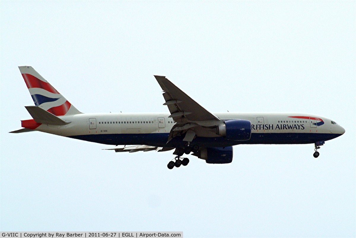 G-VIIC, 1997 Boeing 777-236 C/N 27485, Boeing 777-236ER [27485] (British Airways) Home~G 27/06/2011