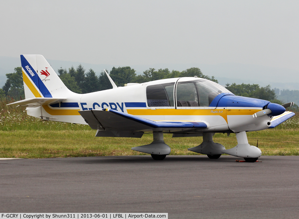 F-GCRY, Robin DR-400-120 C/N 1492, Used for first flight during Airclub Open Day 2013