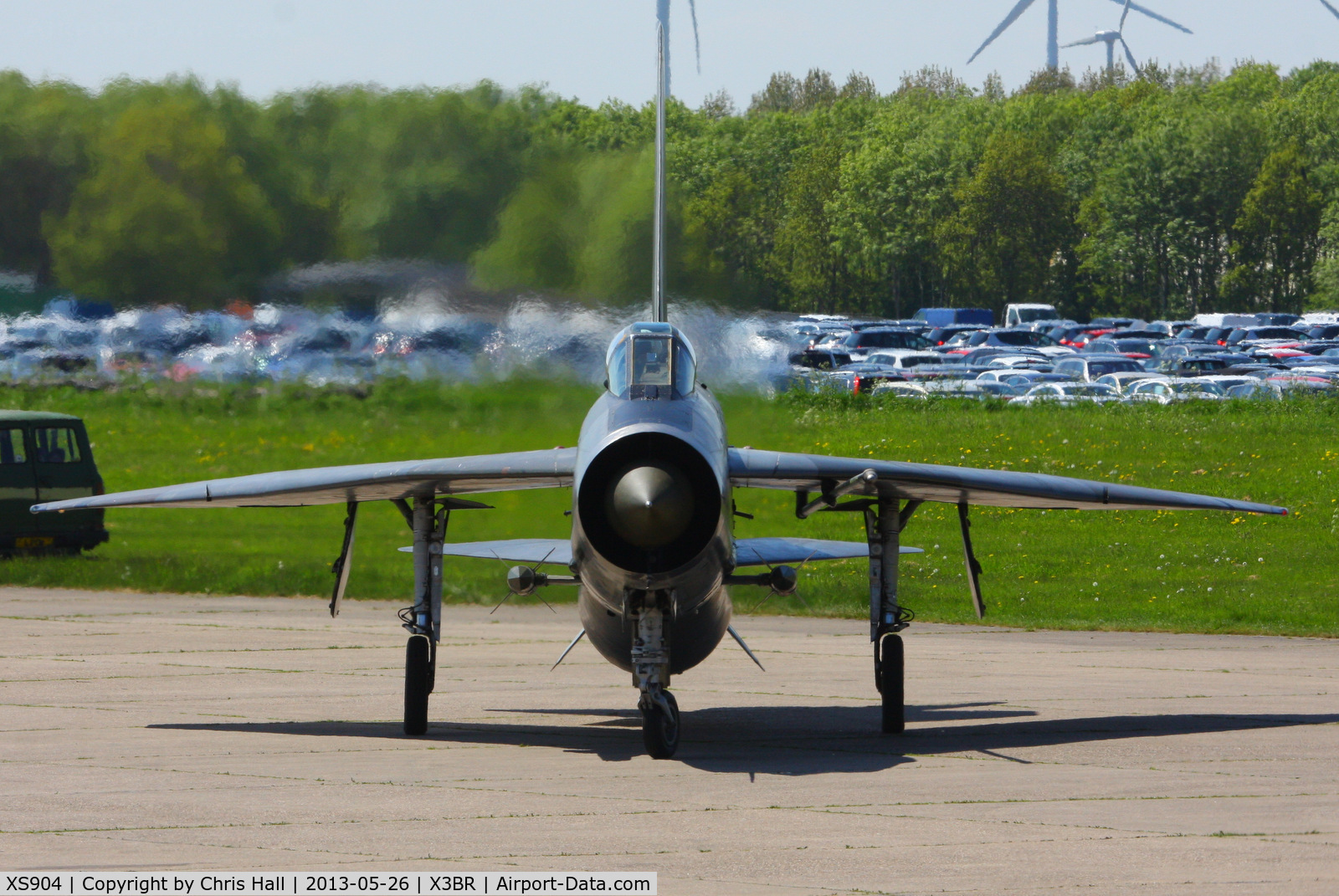 XS904, 1966 English Electric Lightning F.6 C/N 95250, at the Cold War Jets open day, Bruntingthorpe