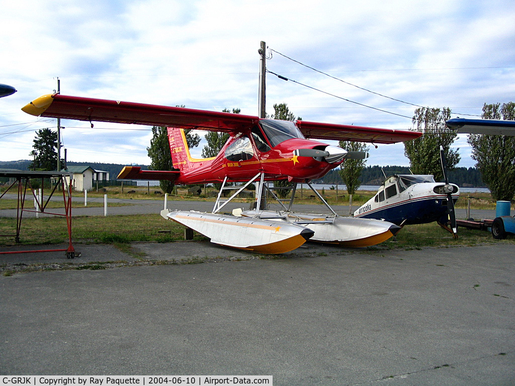 C-GRJK, 2001 PZL-Okecie PZL-104M Wilga 2000 C/N 00010014, Parked at Sealand, Campbell River, BC