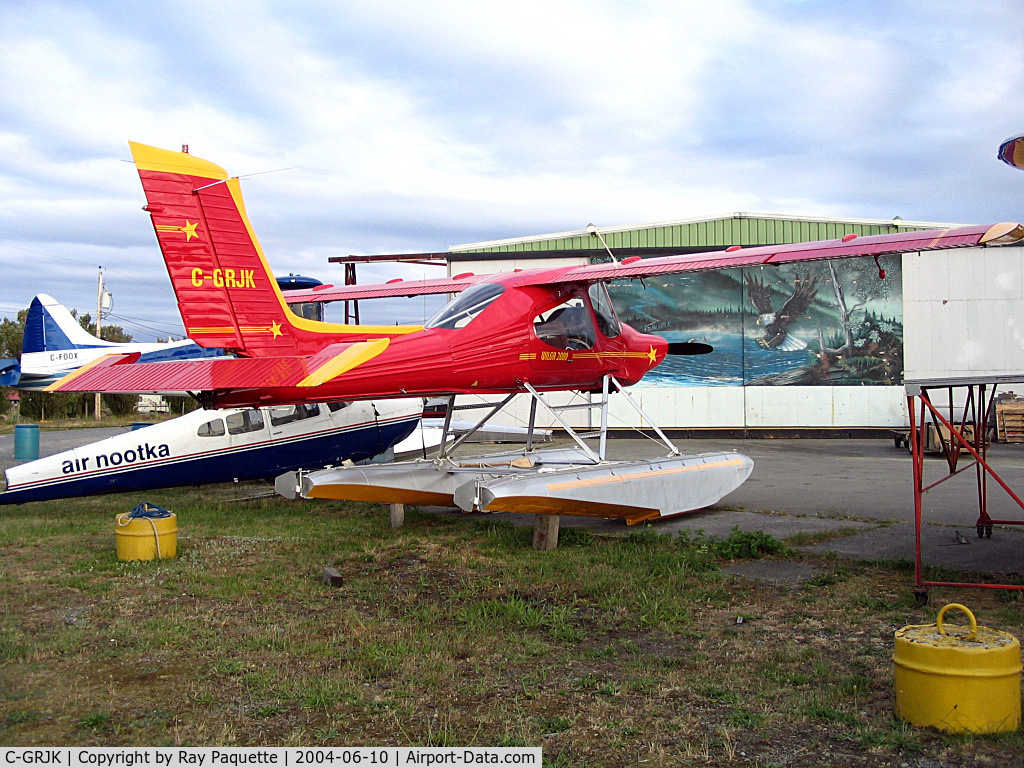 C-GRJK, 2001 PZL-Okecie PZL-104M Wilga 2000 C/N 00010014, Parked at Sealand, Campbell River, BC