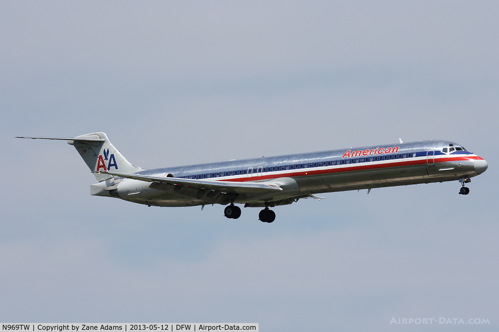 N969TW, 1999 McDonnell Douglas MD-83 (DC-9-83) C/N 53619, American Airlines at DFW Airport