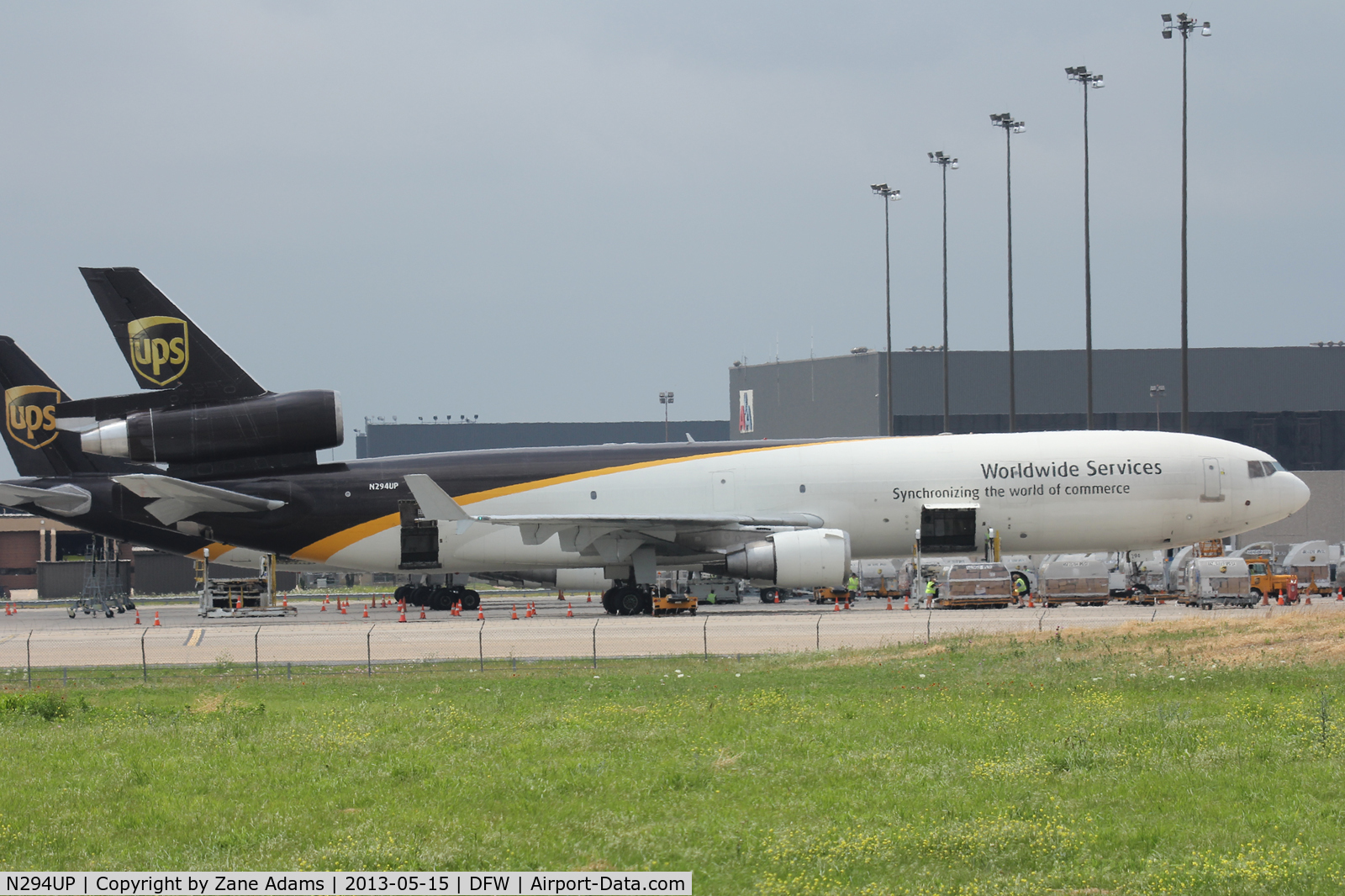 N294UP, 1991 McDonnell Douglas MD-11 C/N 48472, UPS MD-11F at DFW Airport