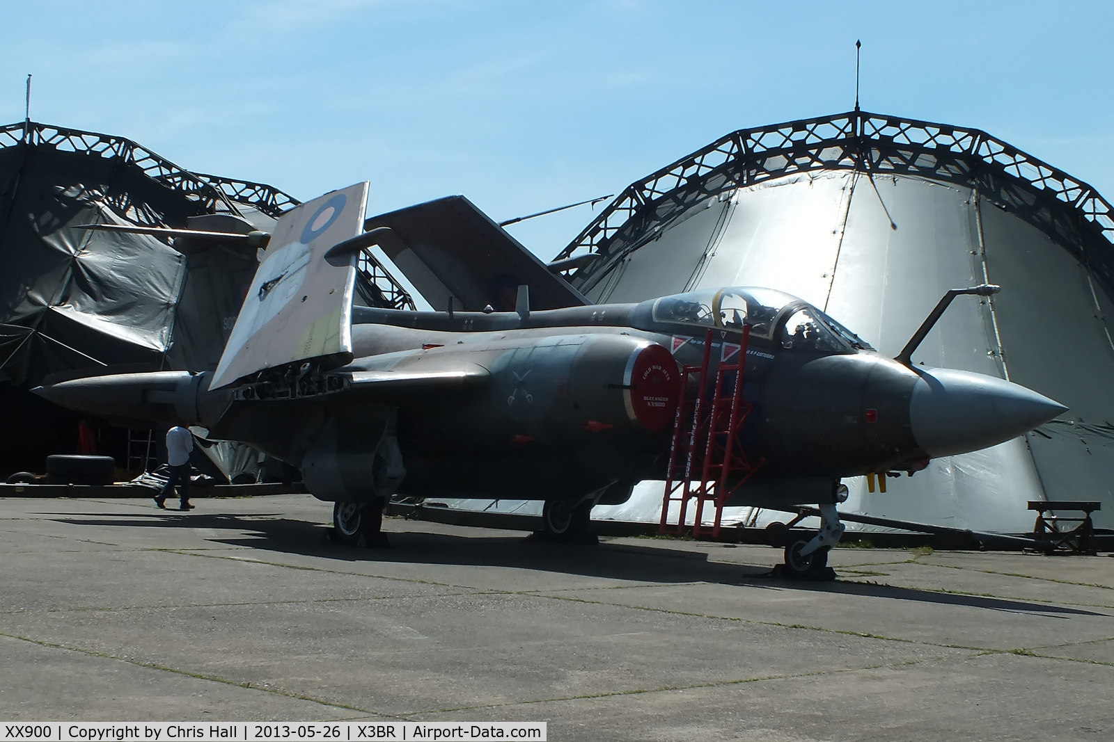 XX900, 1976 Hawker Siddeley Buccaneer S.2B C/N B3-05-75, at the Cold War Jets open day, Bruntingthorpe