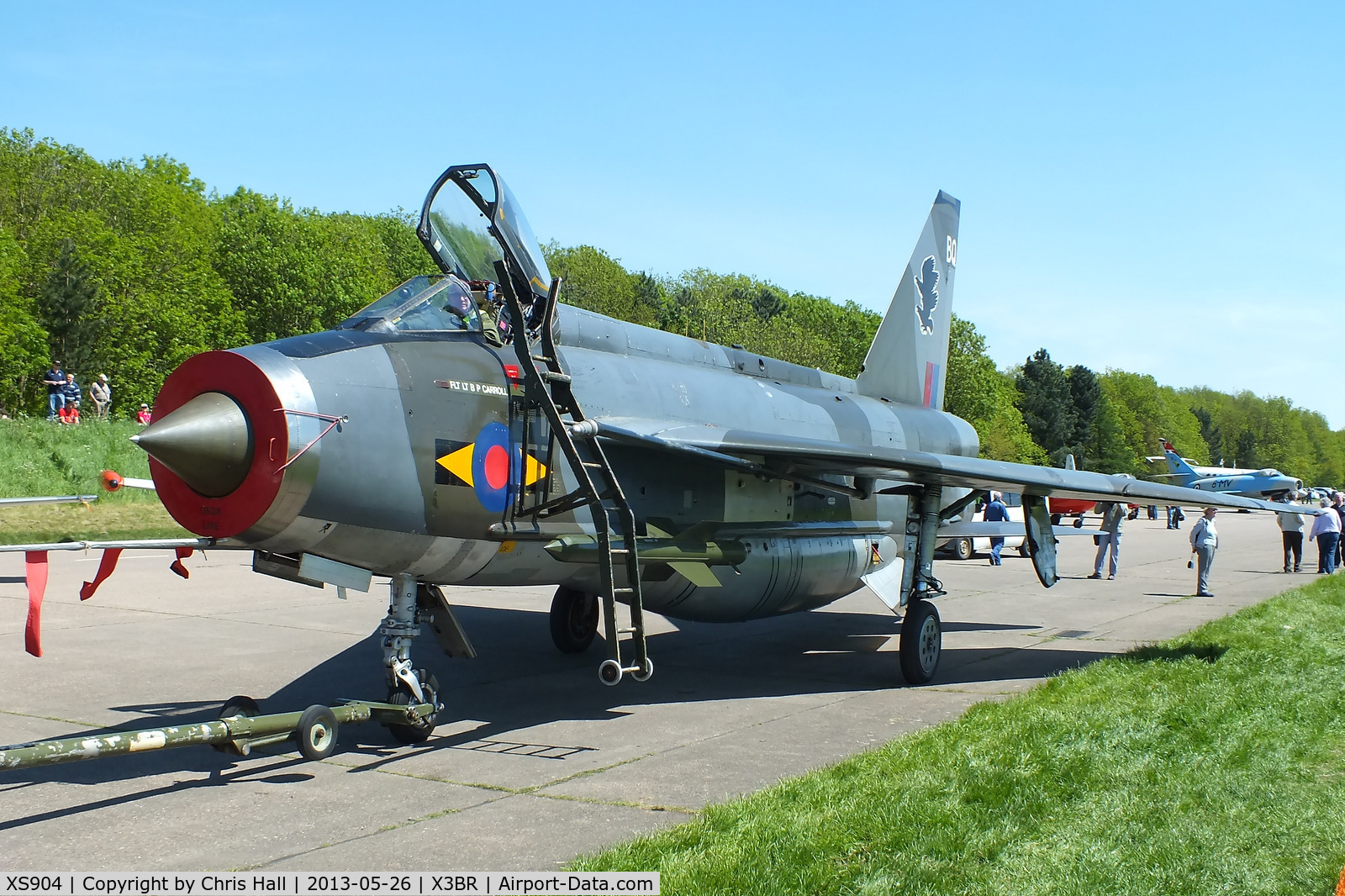 XS904, 1966 English Electric Lightning F.6 C/N 95250, at the Cold War Jets open day, Bruntingthorpe