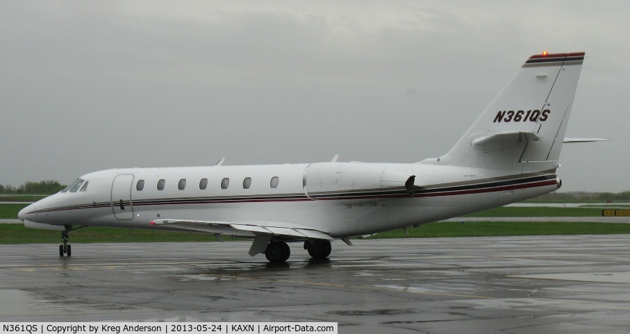N361QS, 2008 Cessna 680 Citation Sovereign C/N 680-0235, Cessna 680 Citation Sovereign taxiing out for departure.