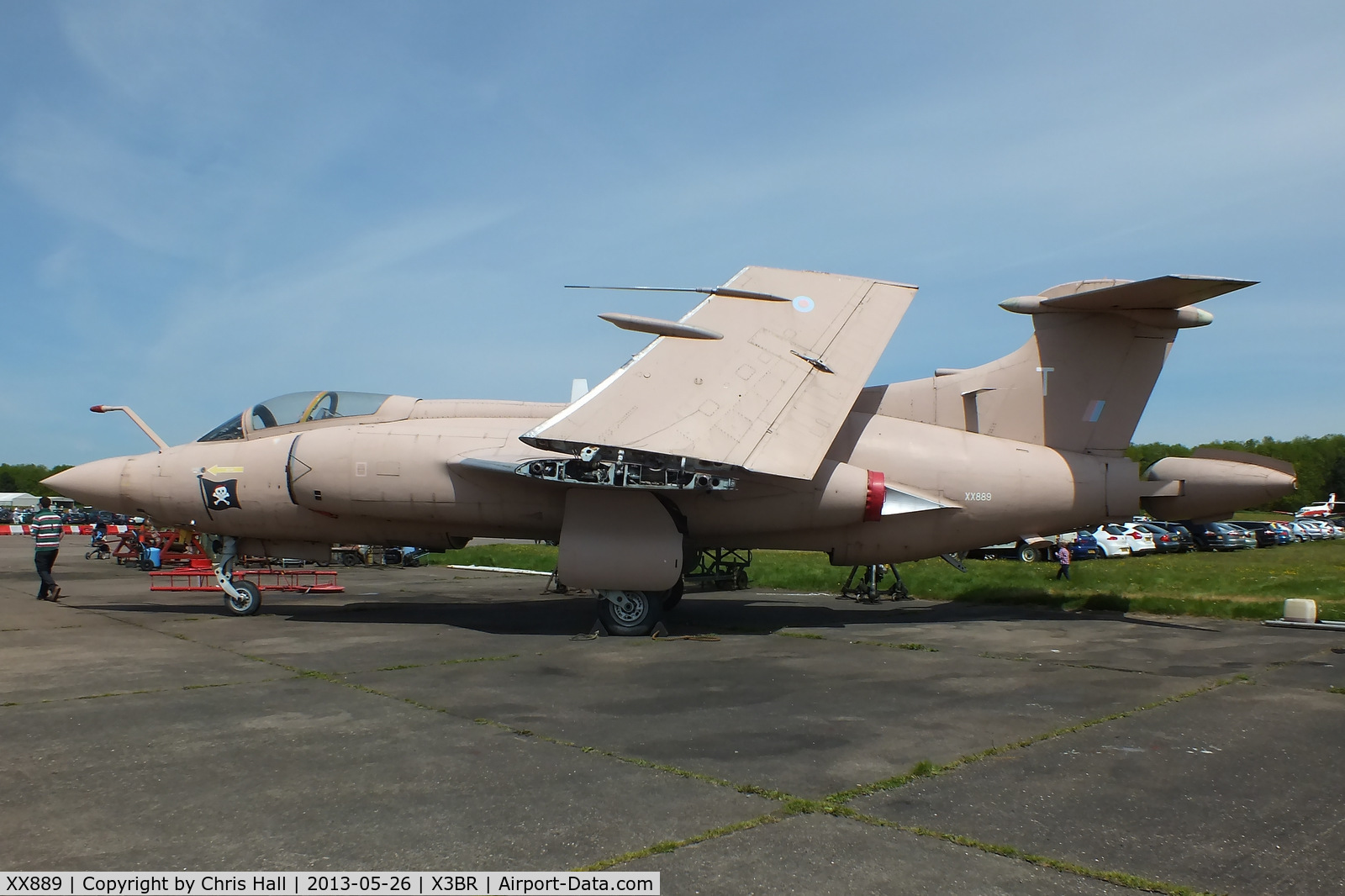 XX889, 1974 Hawker Siddeley Buccaneer S.2B C/N B3-05-73, at the Cold War Jets open day, Bruntingthorpe