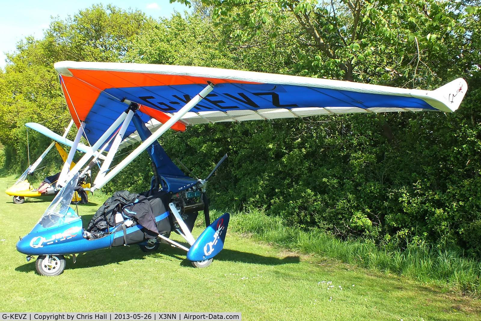 G-KEVZ, 2011 P&M Aviation QuikR C/N 8598, visitor to Stoke Golding airfield