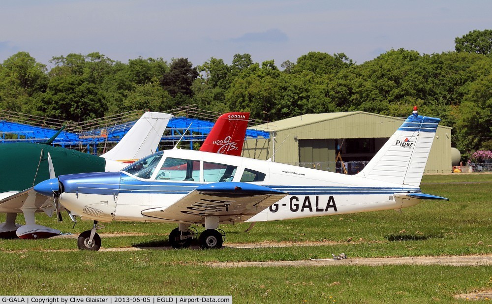 G-GALA, 1970 Piper PA-28-180 Cherokee E C/N 28-5794, Ex: G-AYAP > G-GALA - Originally owned to, College of Air Training (Properties) Ltd in April 1970 as G-AYAP currently owned to and trading as, flybpl.com in April 2010 as G-GALA