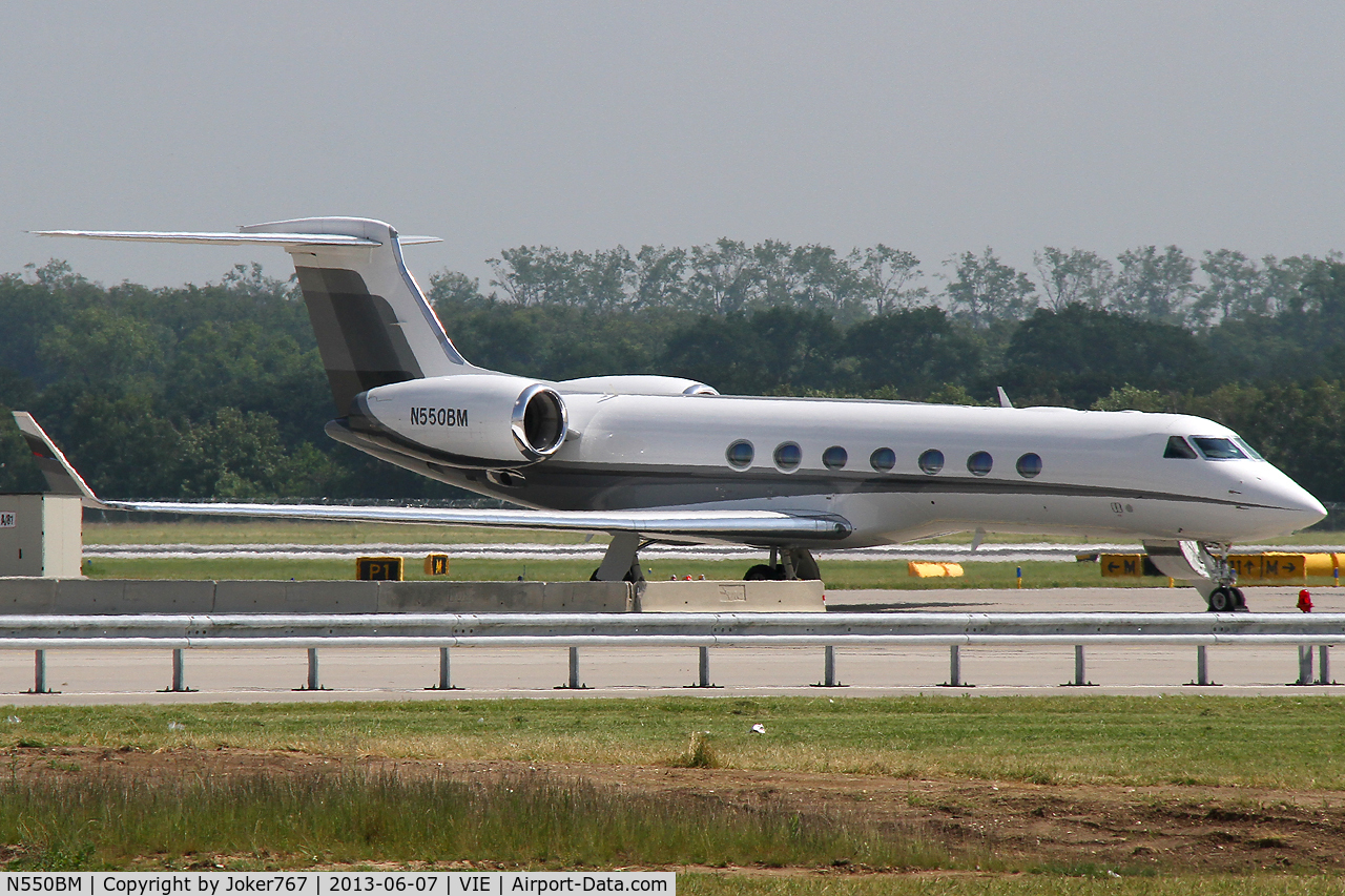 N550BM, 2007 Gulfstream Aerospace GV-SP (G550) C/N 5171, Private