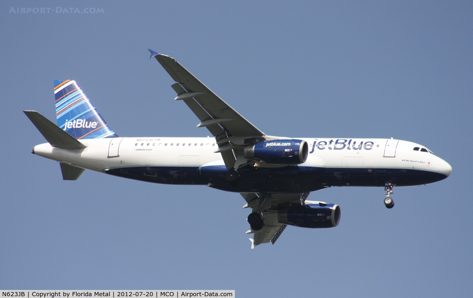 N623JB, 2005 Airbus A320-232 C/N 2504, Jet Blue A320