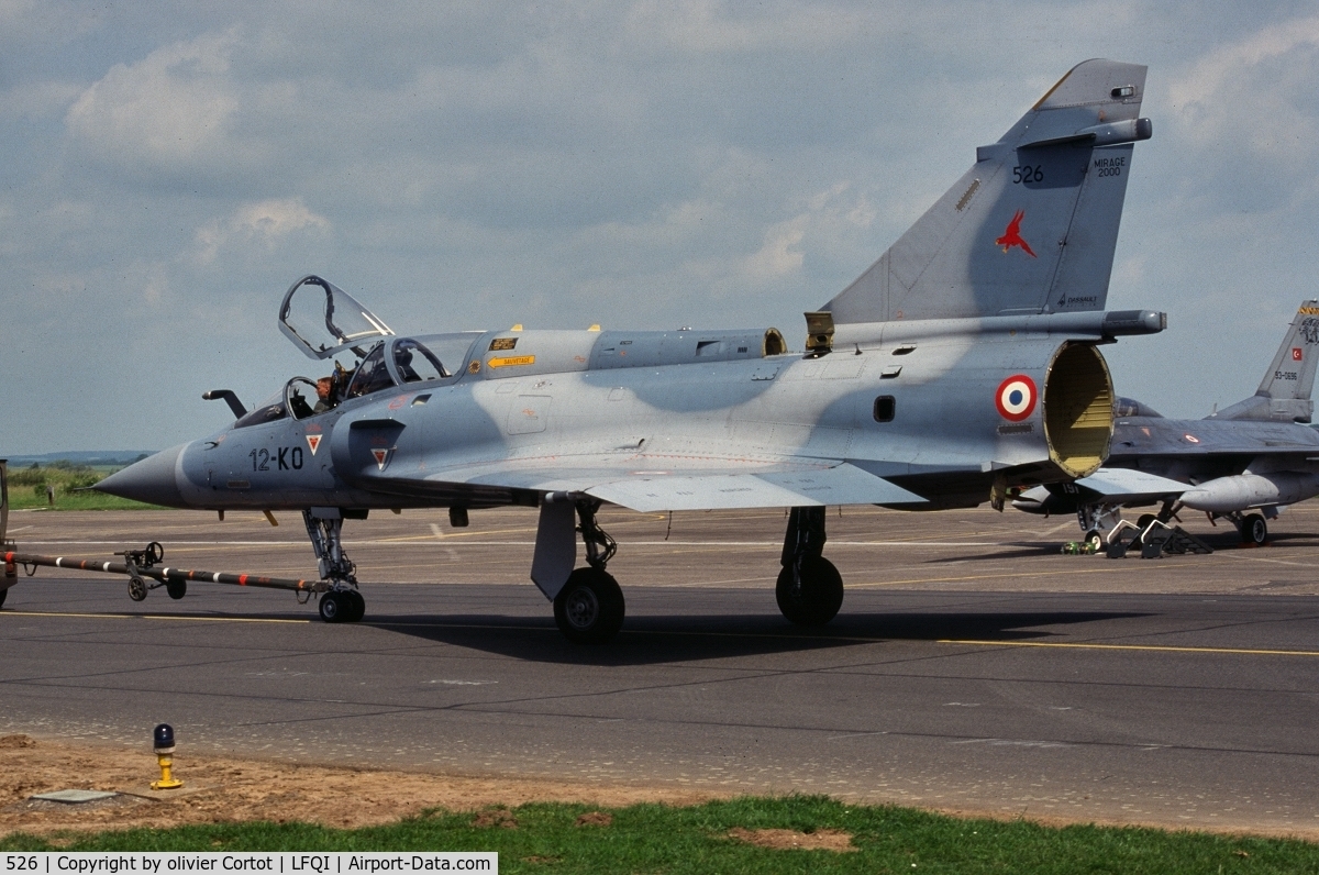526, Dassault Mirage 2000B C/N 407, missing something ? Tiger meet 2003
