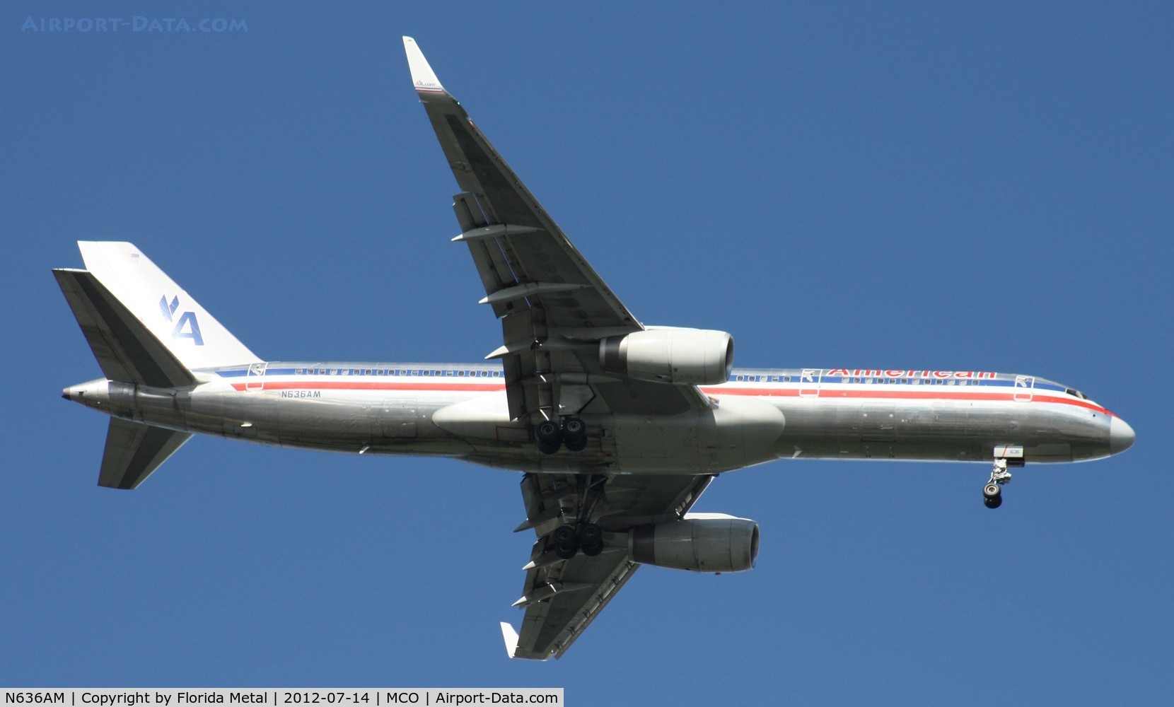 N636AM, 1991 Boeing 757-223 C/N 24594, American 757