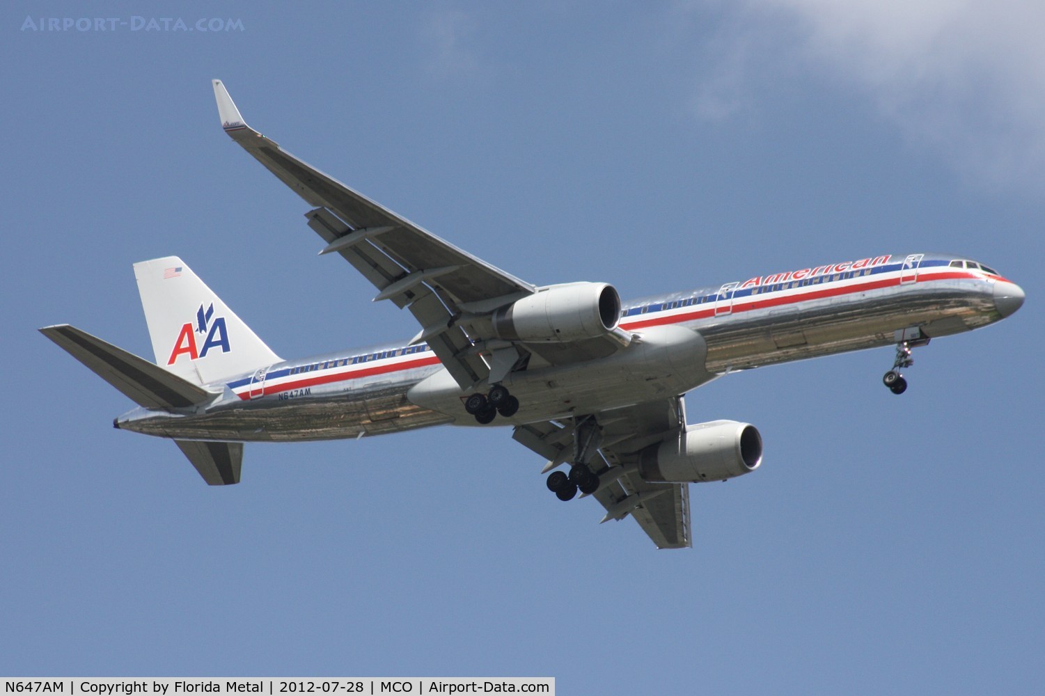 N647AM, 1991 Boeing 757-223 C/N 24605, American 757