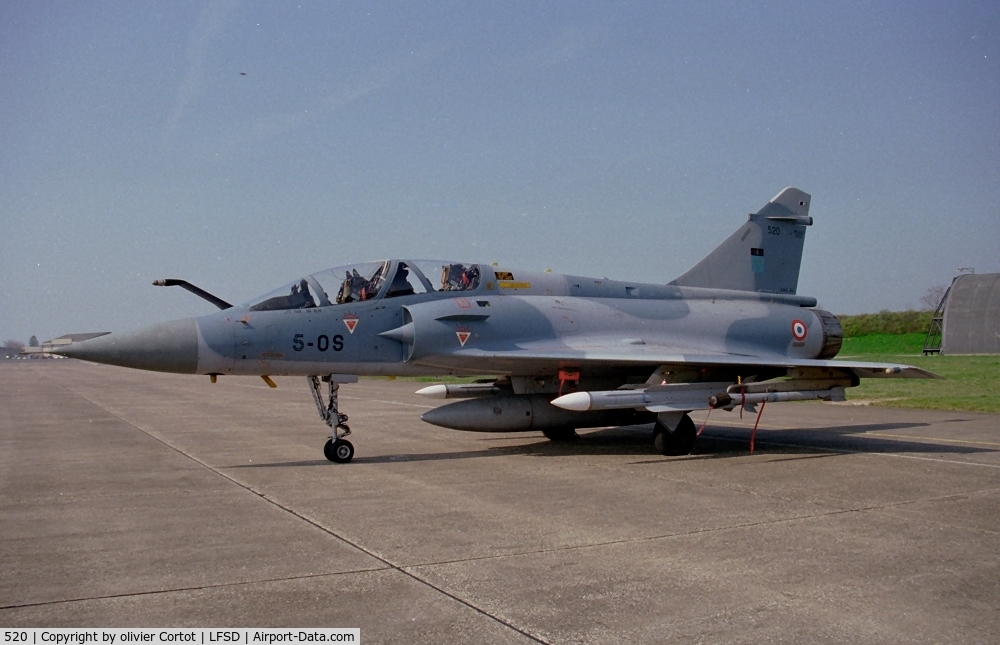 520, Dassault Mirage 2000B C/N 247, -5 Mirages ceremony, Dijon 2000