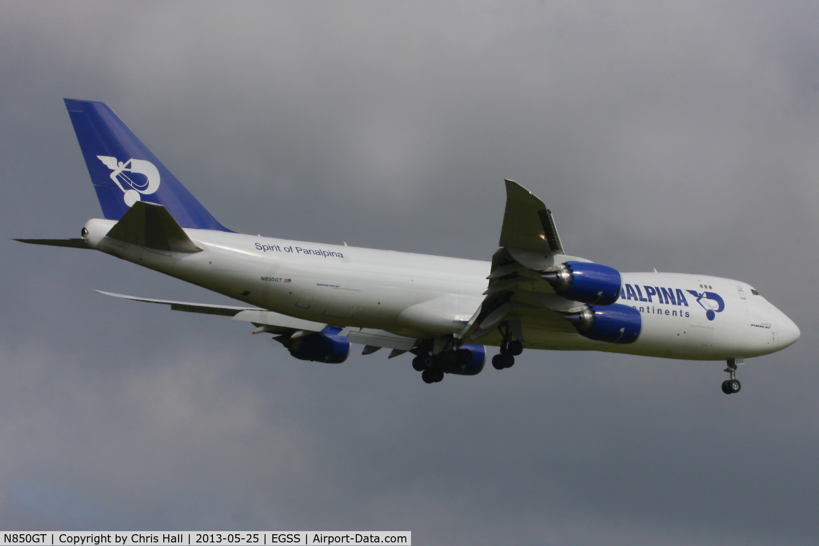 N850GT, 2012 Boeing 747-87UF/SCD C/N 37570, Atlas Air painted in 