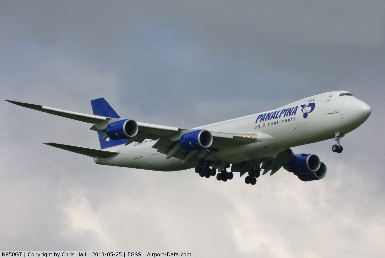 N850GT, 2012 Boeing 747-87UF/SCD C/N 37570, Atlas Air painted in 