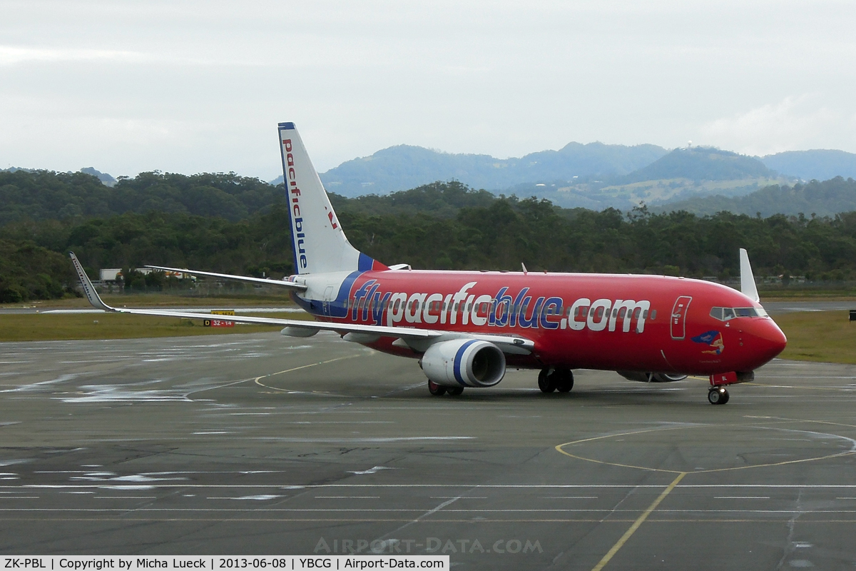 ZK-PBL, 2008 Boeing 737-8FE C/N 36605, At Coolangatta