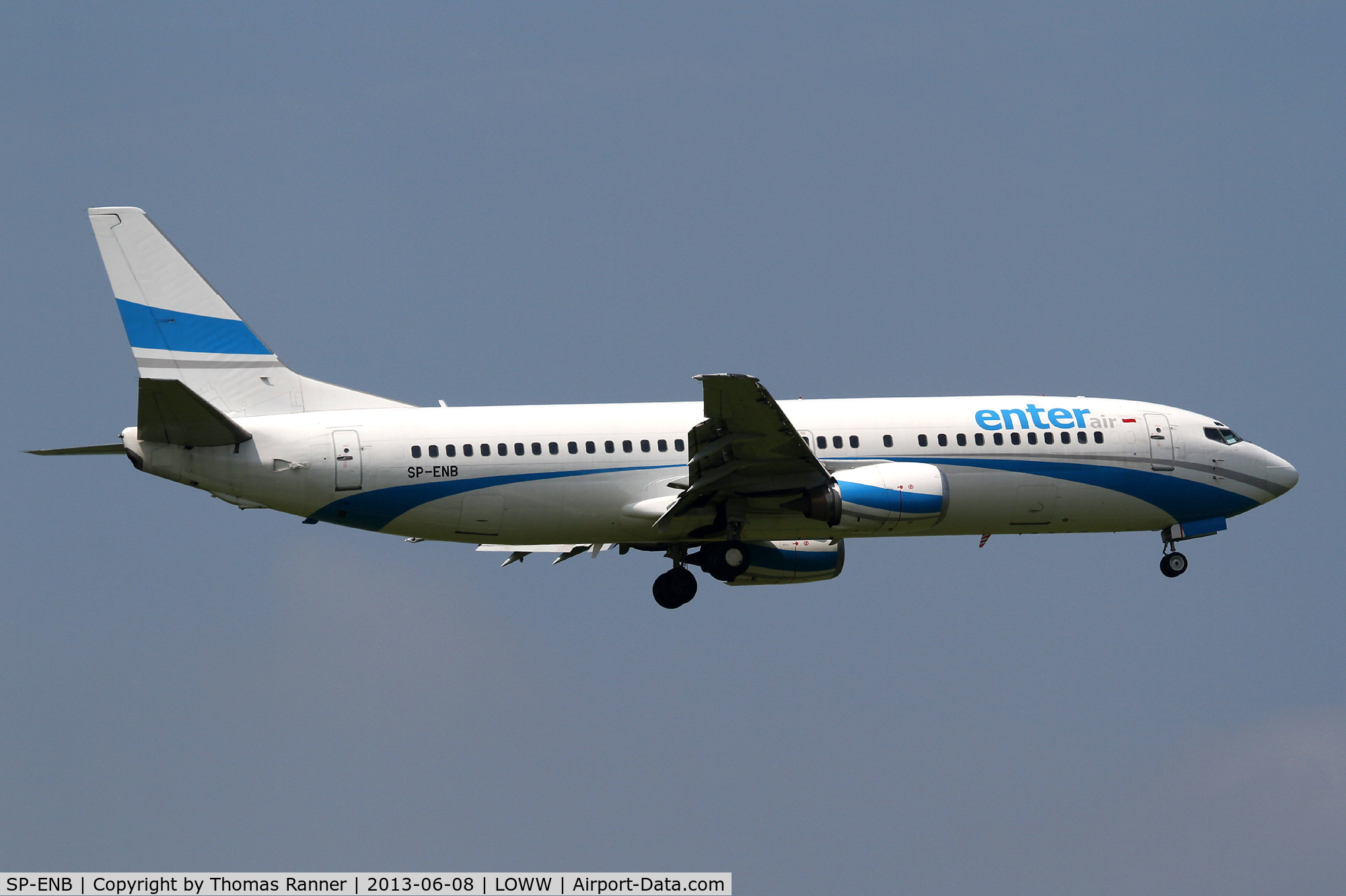 SP-ENB, 1994 Boeing 737-4Q8 C/N 26299, Enter Air Boeing 737