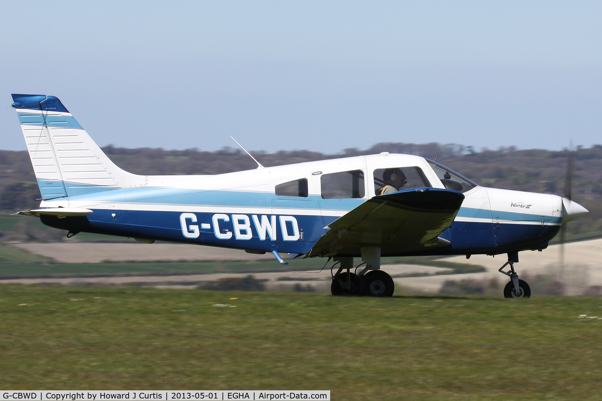 G-CBWD, 2002 Piper PA-28-161 Cherokee Warrior III C/N 2842160, Privately owned.