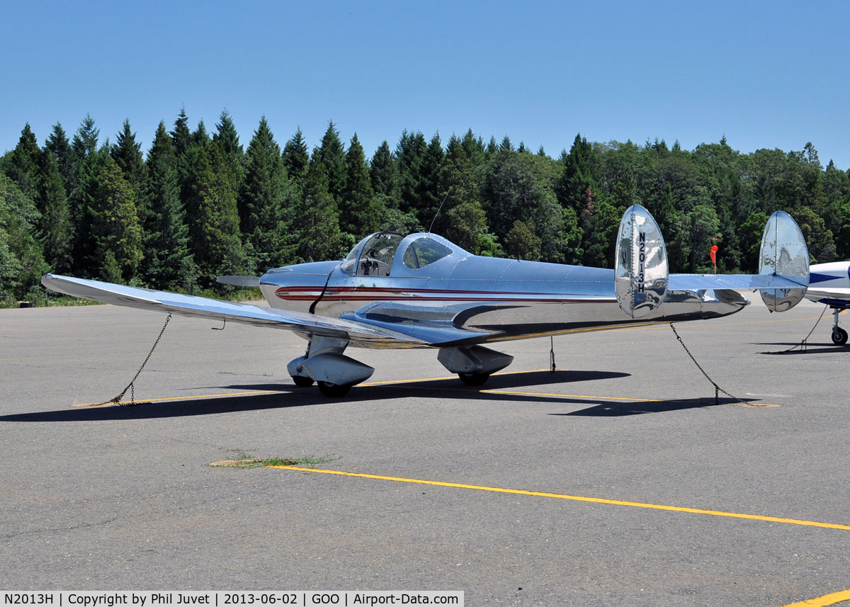 N2013H, 1946 Erco 415C Ercoupe C/N 2636, Visiting the Nevada County Air Park, Grass Valley, CA.