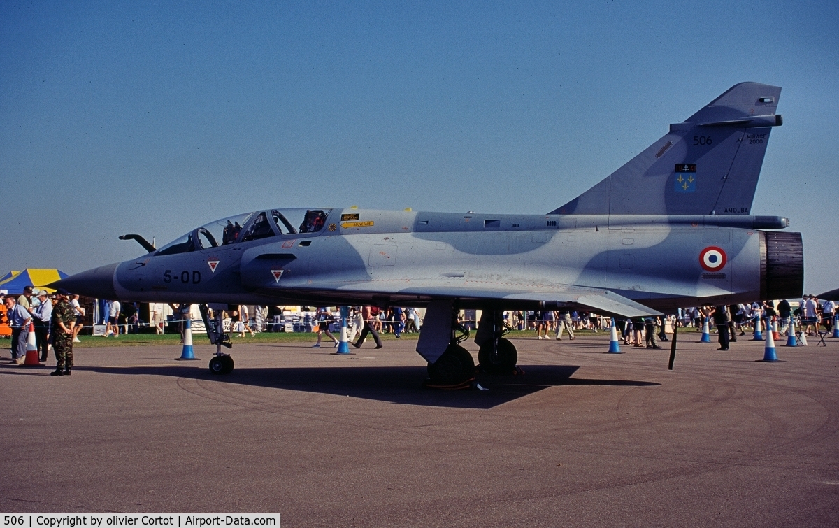 506, Dassault Mirage 2000B C/N 506, RIAT 2001 RAF Cottesmore airbase.