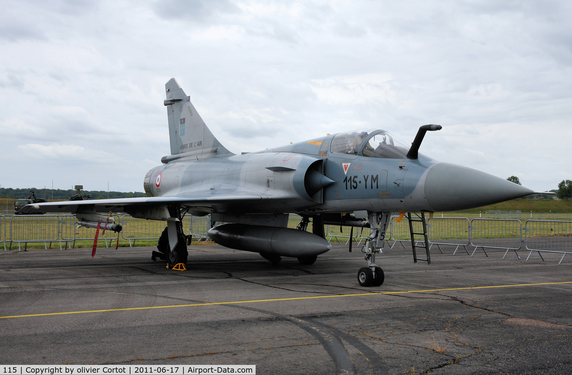 115, Dassault Mirage 2000C C/N 115, Saint Dizier airshow 2011