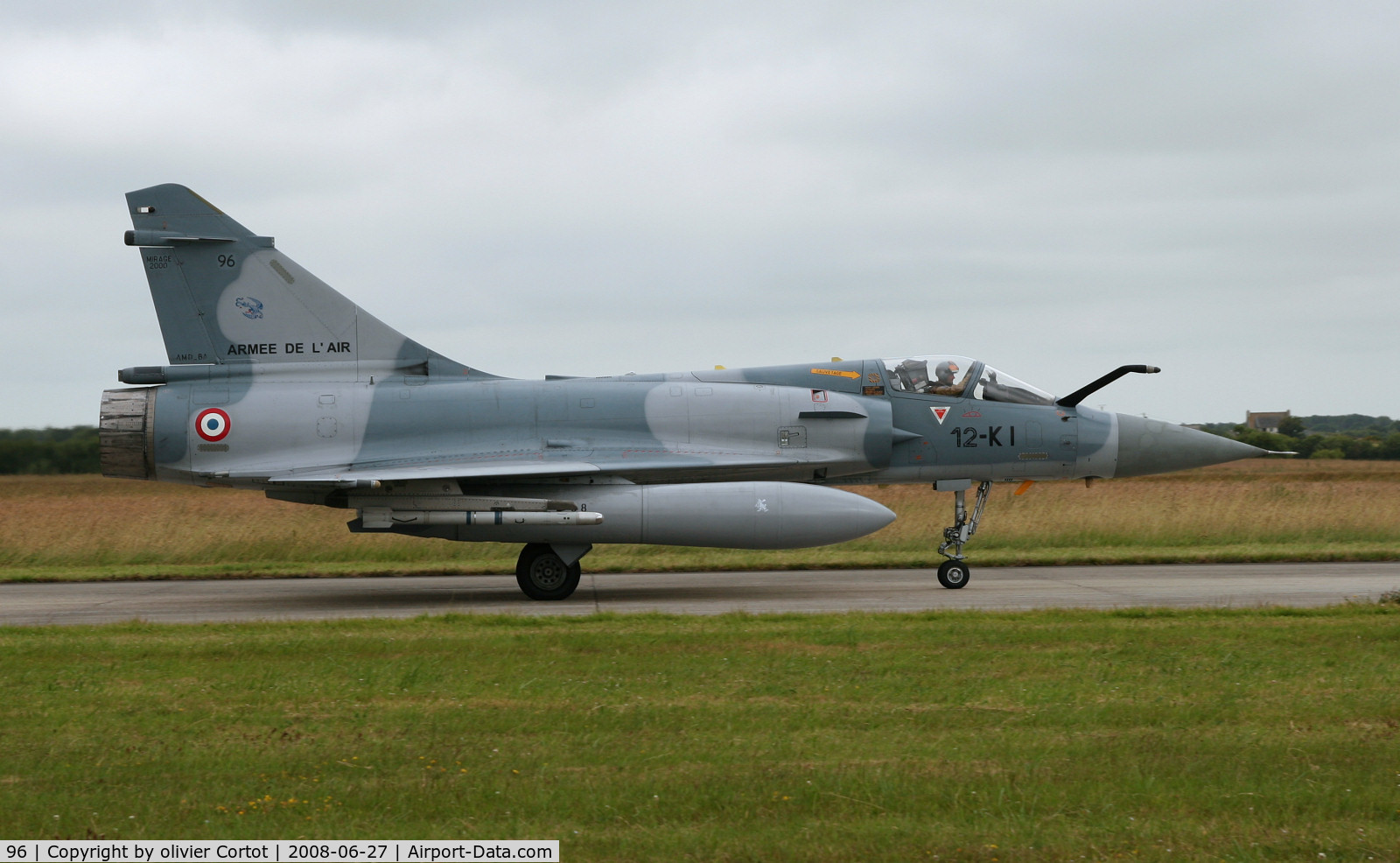 96, Dassault Mirage 2000C C/N 355, 12-KI, Tiger meet 2008