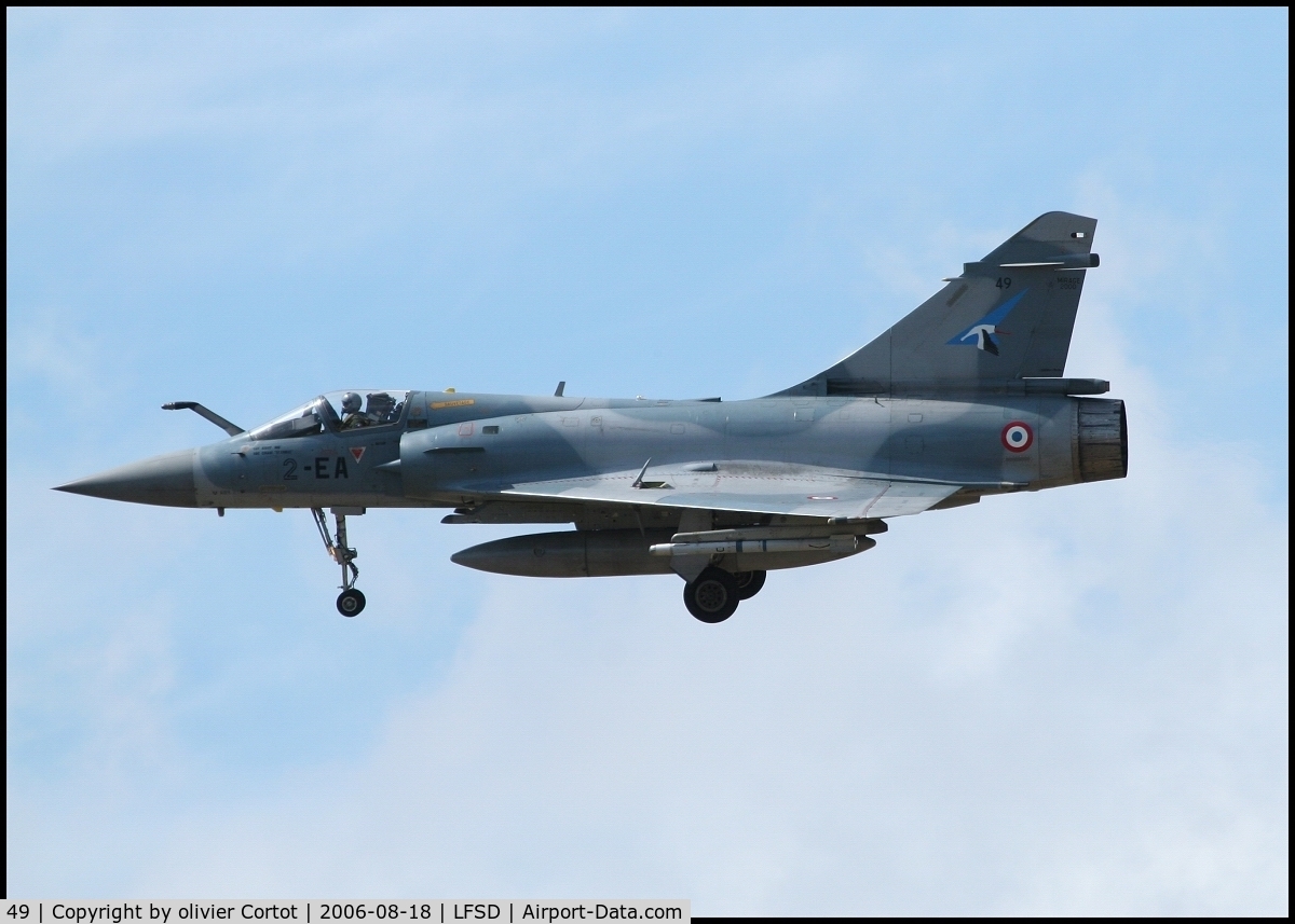 49, Dassault Mirage 2000-5F C/N 225, Dijon AB, 2006