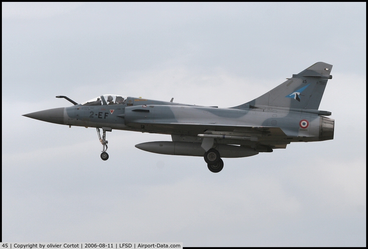 45, Dassault Mirage 2000-5F C/N 211, Dijon 2006