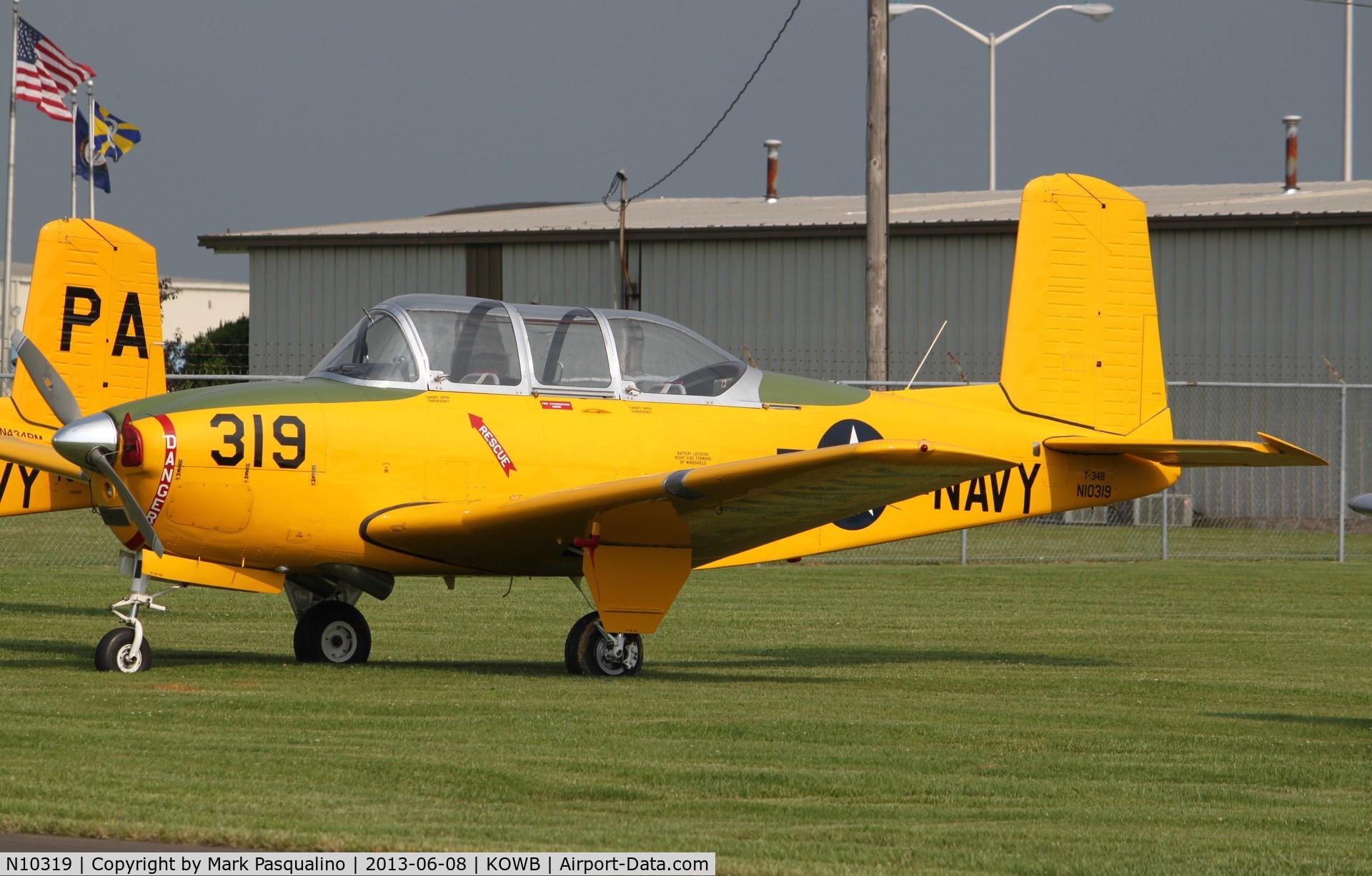 N10319, 1957 Beech D-45 Mentor C/N BG-318, Beech T-34B