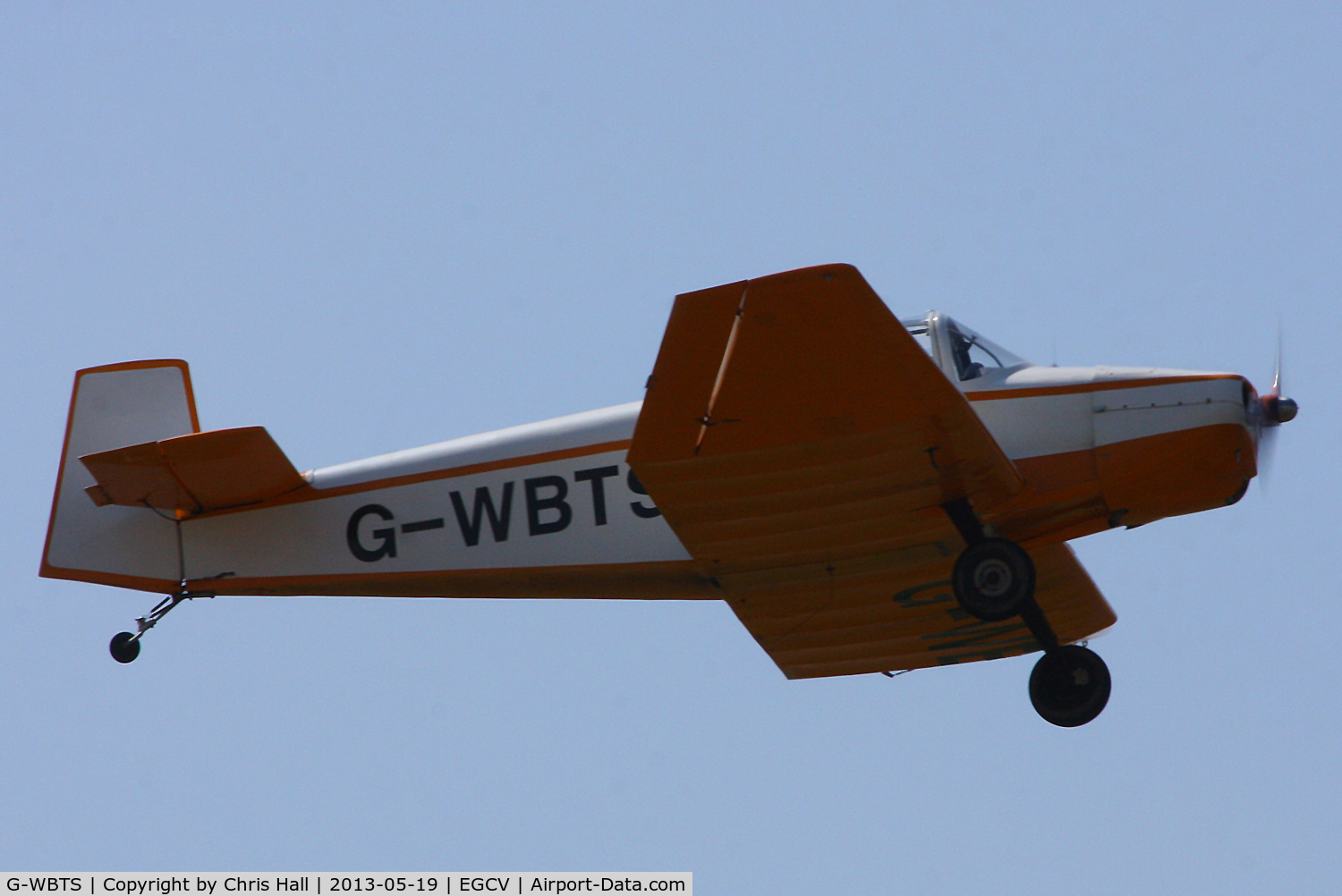 G-WBTS, 1977 Falconar F-11 Sporty C/N PFA 032-10070, at the Vintage Aircraft flyin