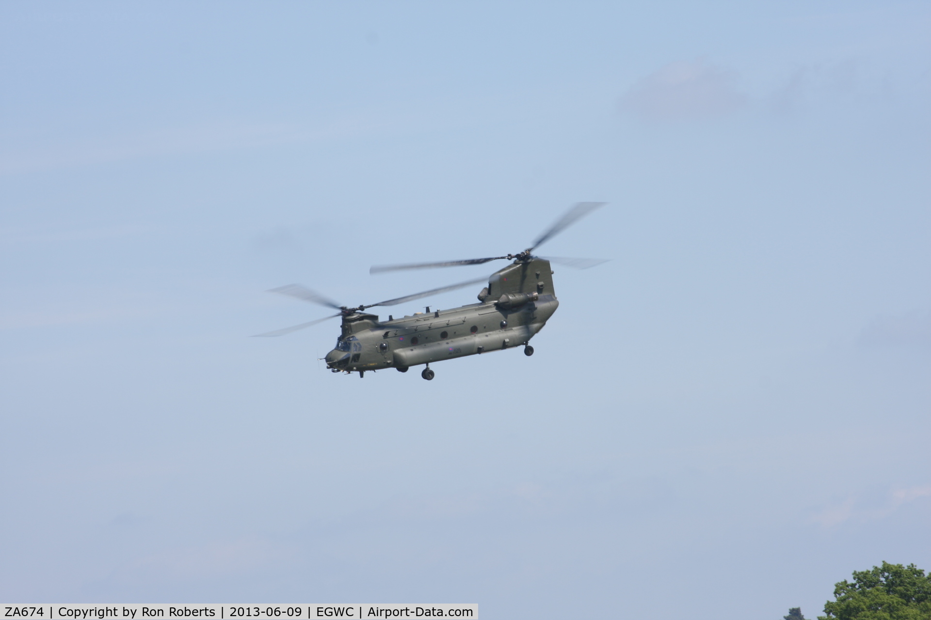 ZA674, Boeing Vertol Chinook HC.2 C/N M/A005/B-821/M7004, RAF Cosford Airshow