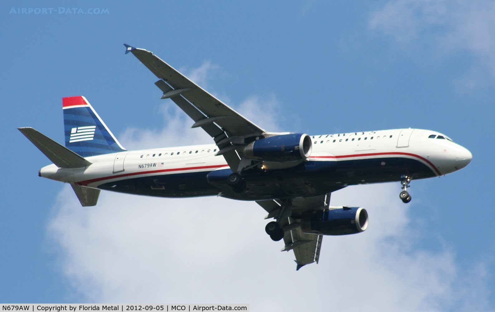 N679AW, 2005 Airbus A320-232 C/N 2613, US Airways A320