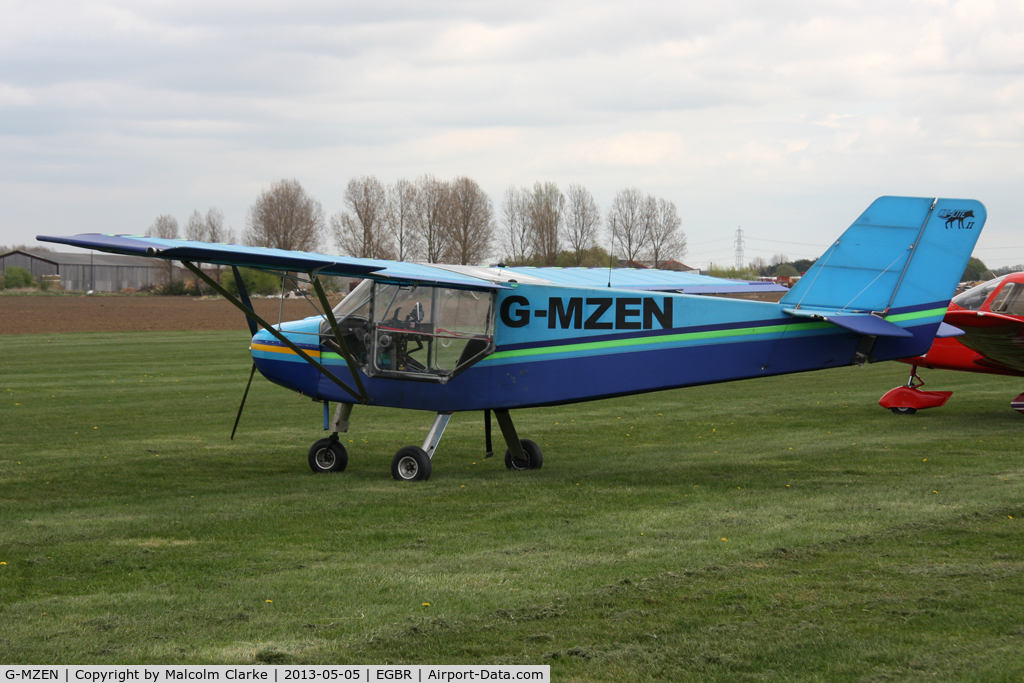 G-MZEN, 1996 Rans S-6ESD Coyote II C/N PFA 204-12823, Rans S6-ESD at The Real Aeroplane Club's May-hem Fly-In, Breighton Airfield, May 2013.