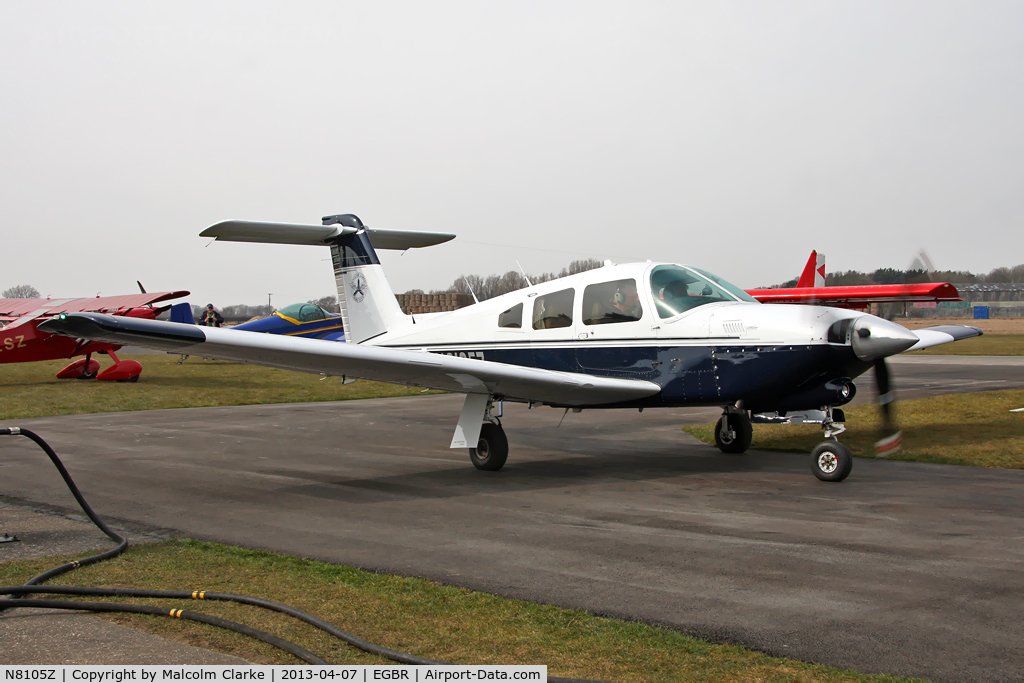 N8105Z, 1979 Piper PA-28RT-201T Arrow IV C/N 28R-8031007, Piper PA-28RT-201T Arrow IV at The Real Aeroplane Club's Spring Fly-In, Breighton Airfield, April 2013.