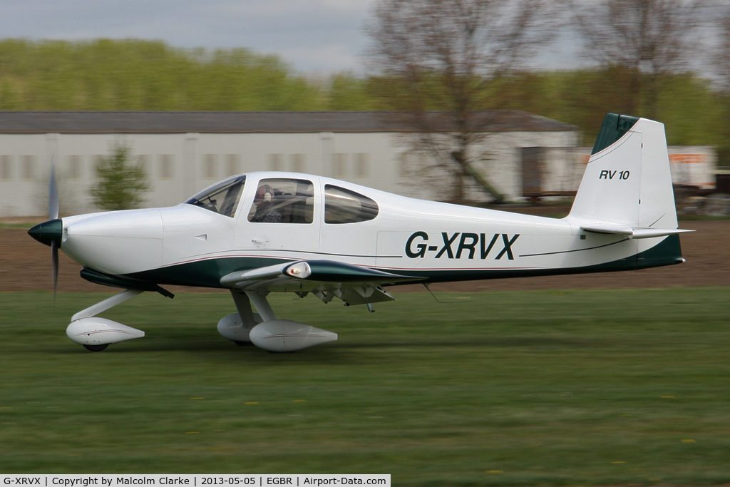 G-XRVX, 2006 Vans RV-10 C/N PFA 339-14592, Vans RV-10 at The Real Aeroplane Club's May-hem Fly-In, Breighton Airfield, May 2013.