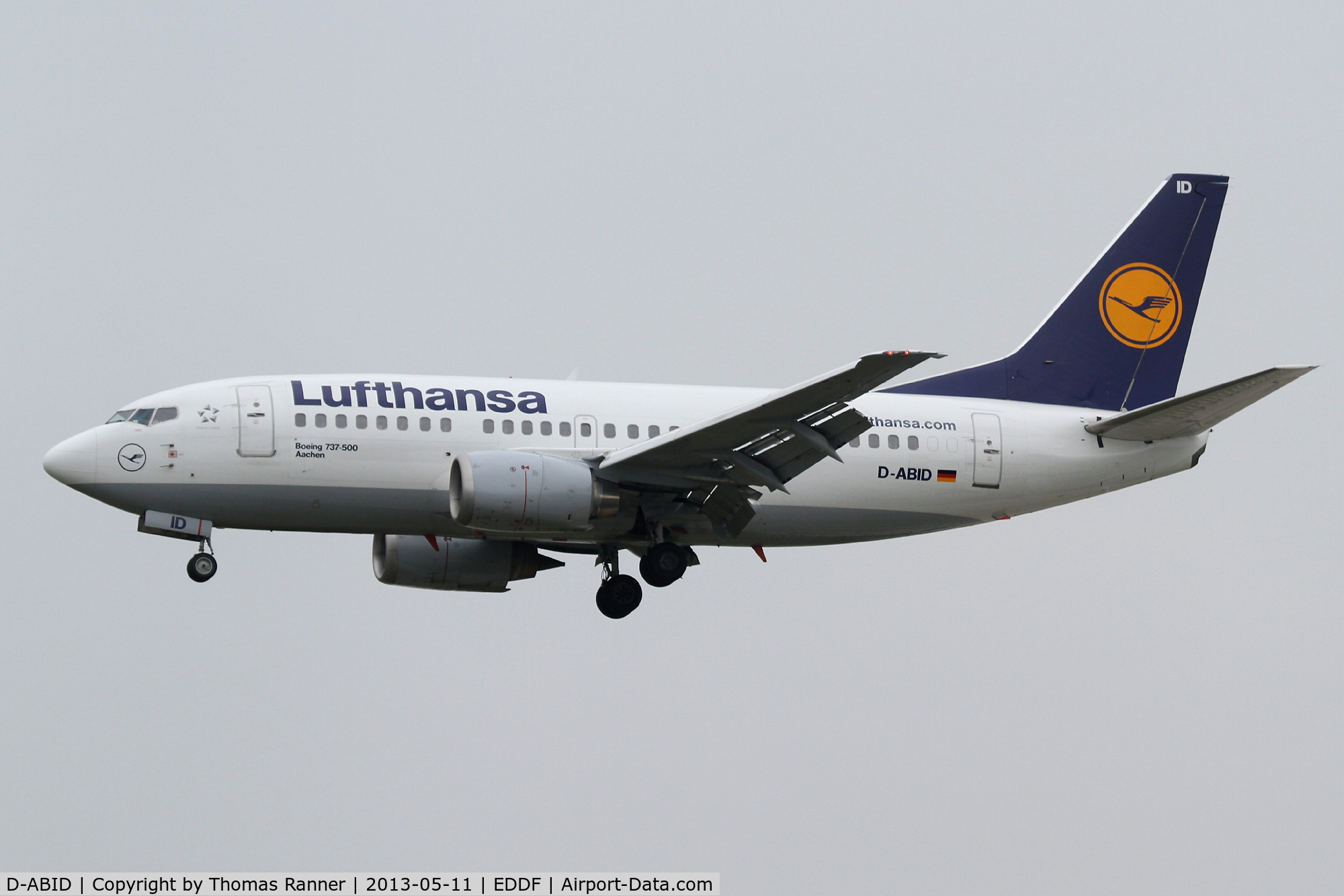 D-ABID, 1990 Boeing 737-530 C/N 24818, Lufthansa Boeing 737