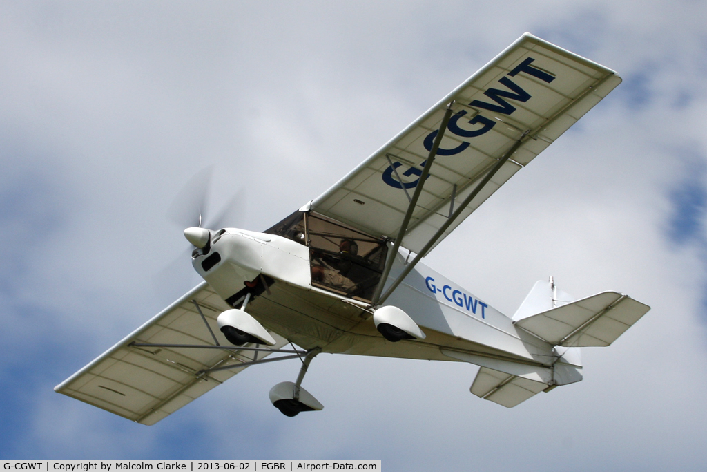G-CGWT, 2008 Best Off SkyRanger Swift 912(1) C/N BMAA/HB/567, Skyranger Swift 912(1) at The Real Aeroplane Club's Jolly June Jaunt, Breighton Airfield, 2013.